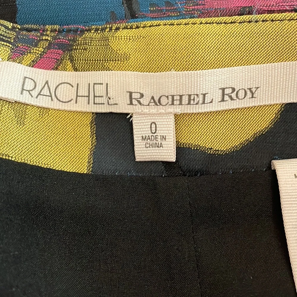 Rachel Roy: Pleated Floral Mini Skirt Size 0. - Picture 6 of 8